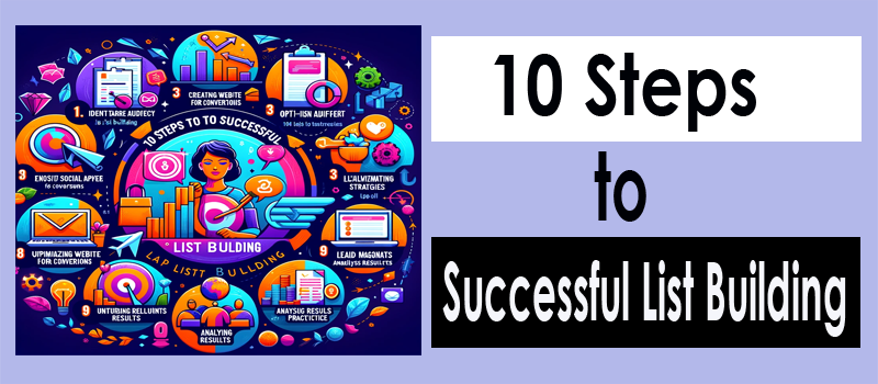 %how to get email subscribers 10 Steps to Successful List Building